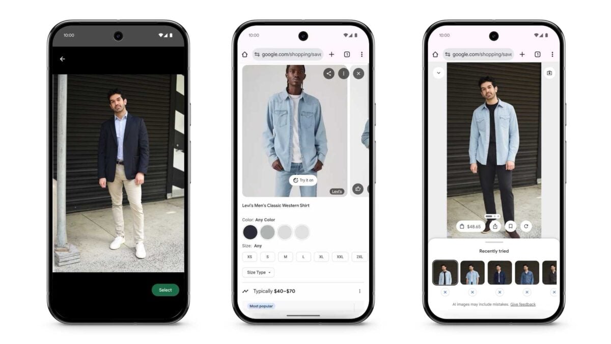 Google Revoluciona E-commerce com Provador Virtual de IA