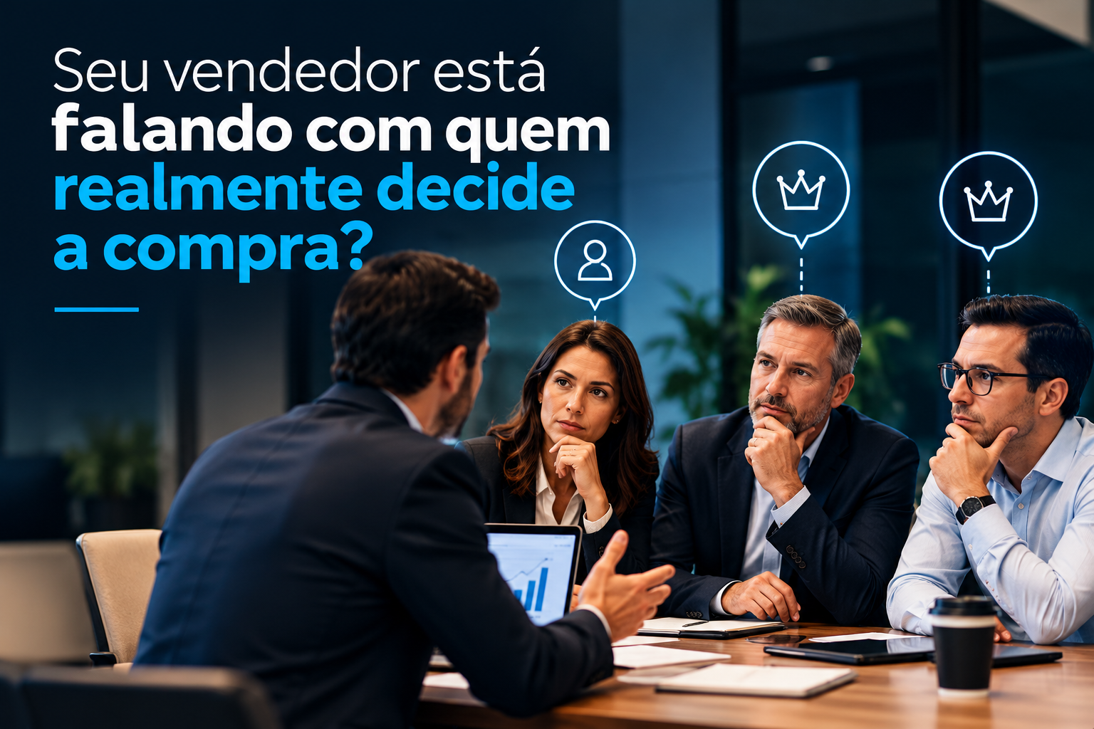 Seu vendedor está falando com quem realmente decide a compra? Entenda como mapear decisores no B2B